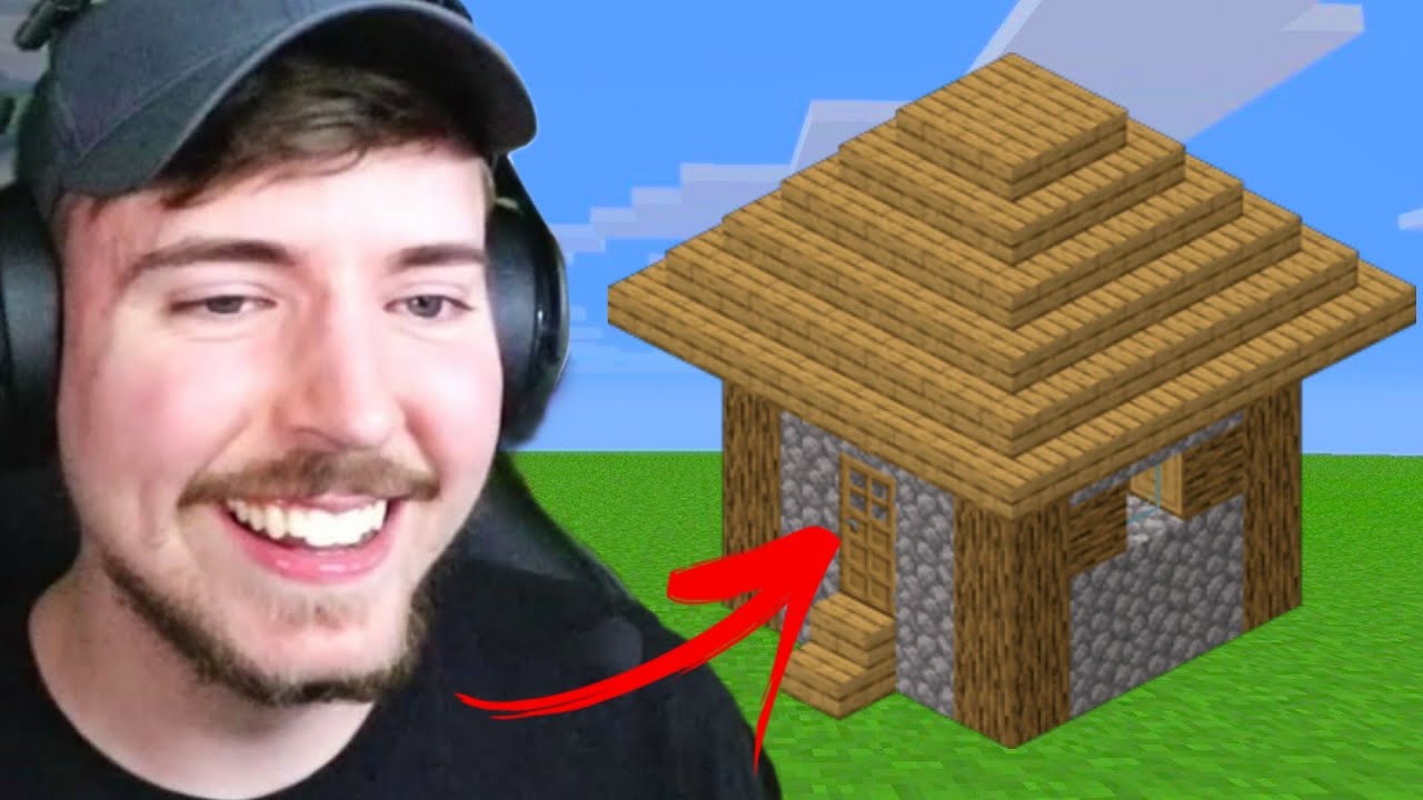Build a village for MrBeast's Minecraft server!
