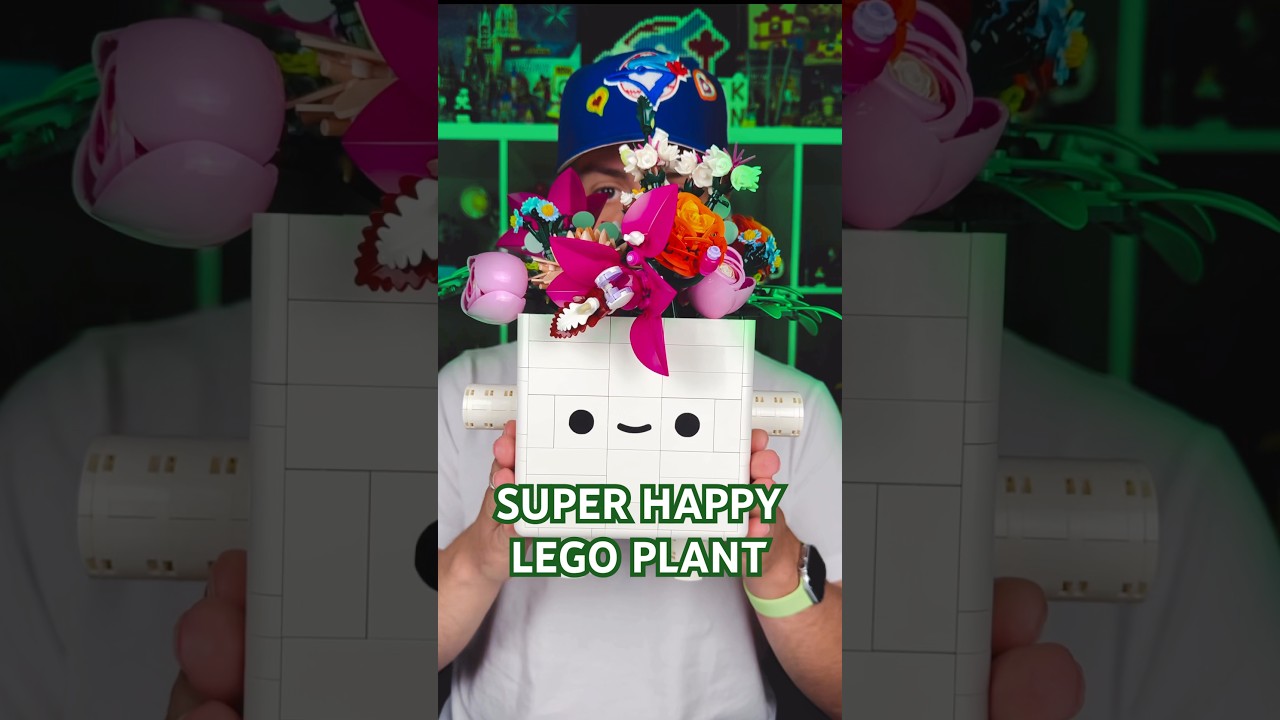 REALLY HAPPY LEGO PLANT INSPIRED MOC😁