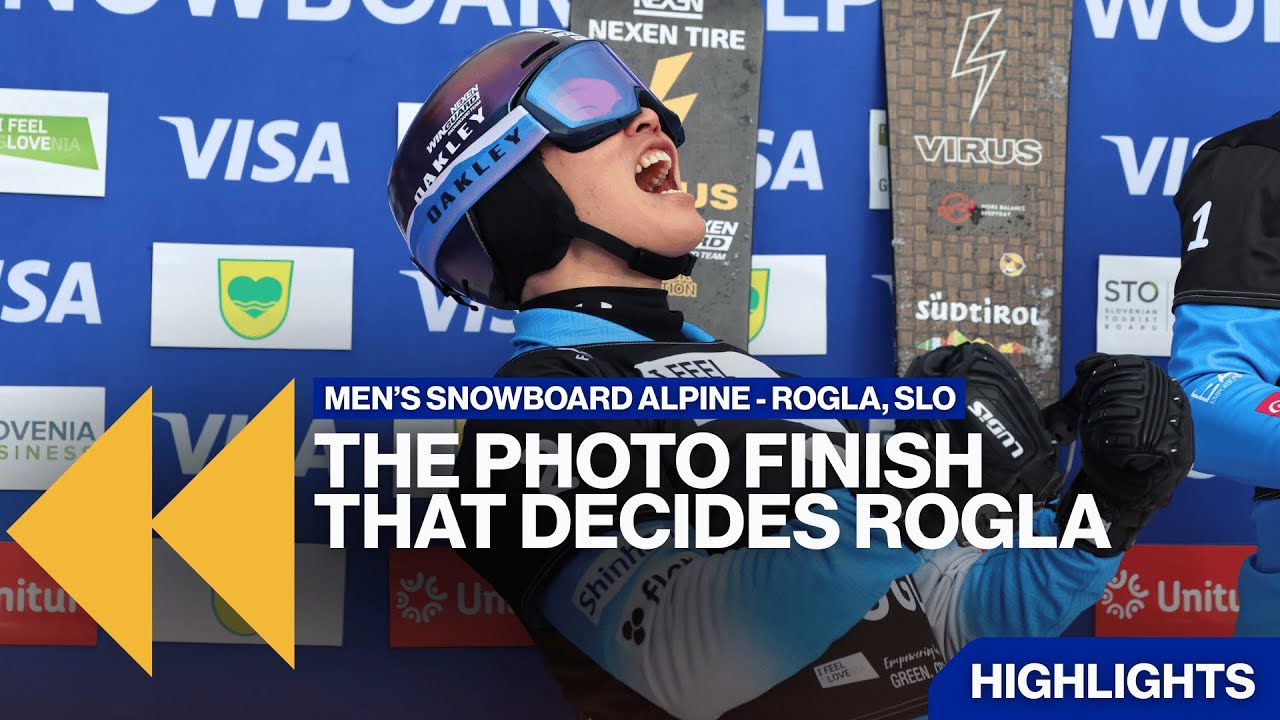 Photo finish between LEE and FISCHNALLER in Rogla | Highlights | FIS Snowboard