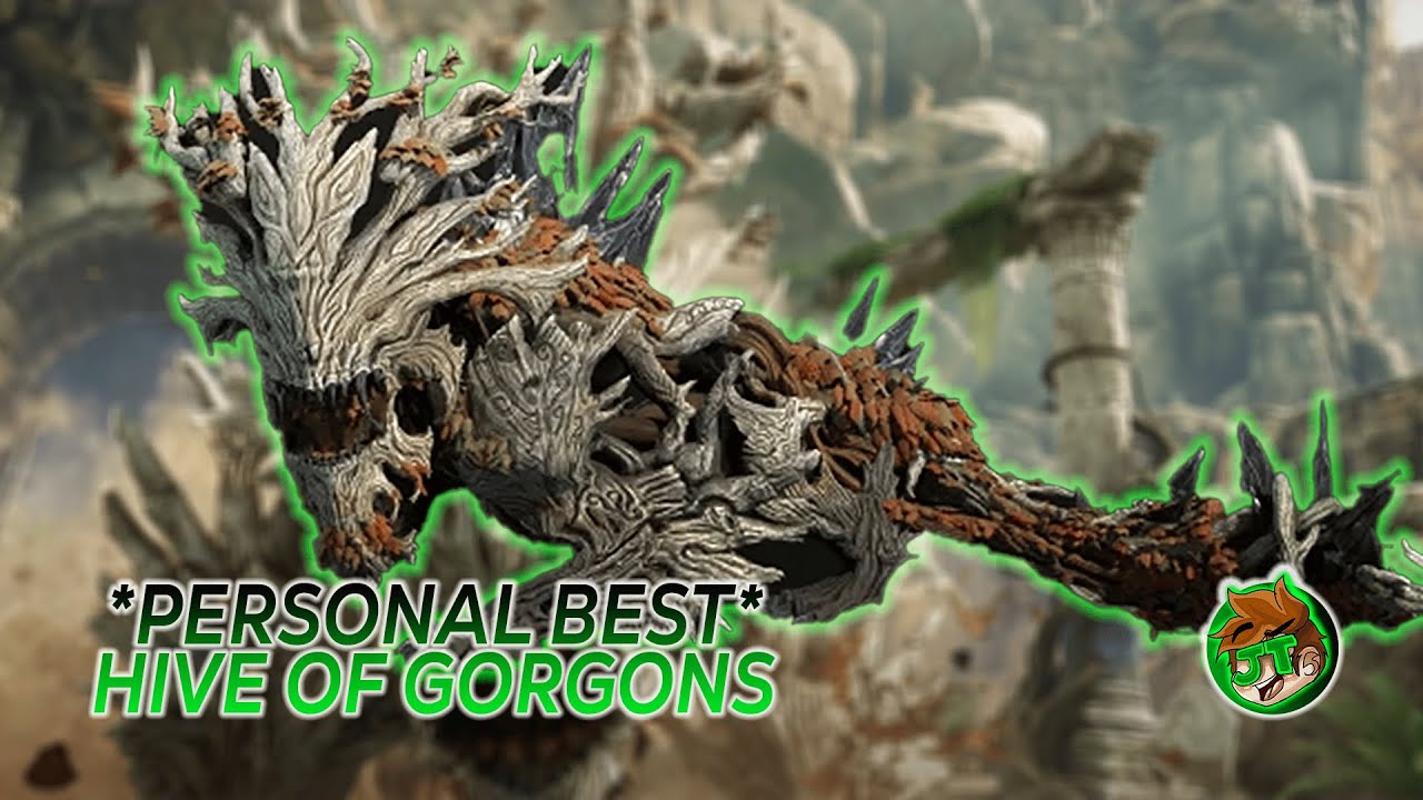 *PERSONAL BEST* Hive of Gorgons TANK POV (33:46) - New World Aeternum