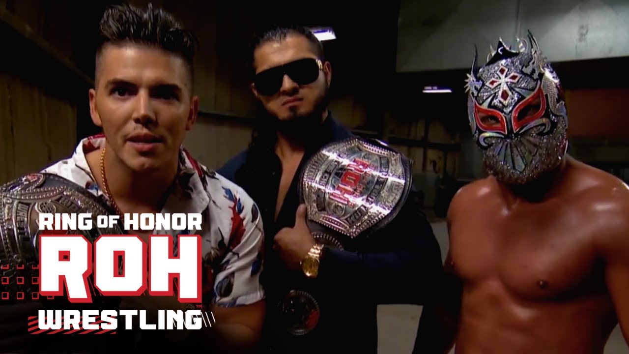 ROH World Tag Team Champions Sammy Guevara & RUSH send a warning to The Workhorsemen ROH TV 10/2/25