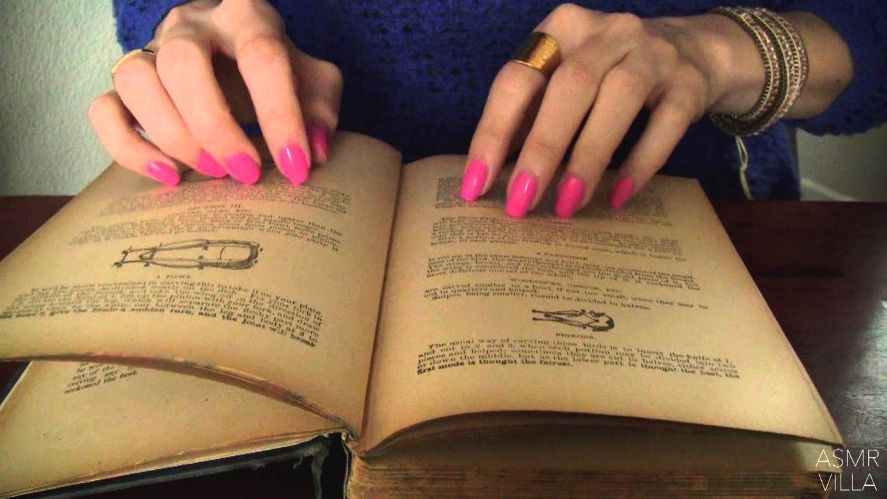 ASMR * Tapping & Scratching * Theme: Vintage Cookbooks * Fast Tapping * No Talking * ASMRVilla