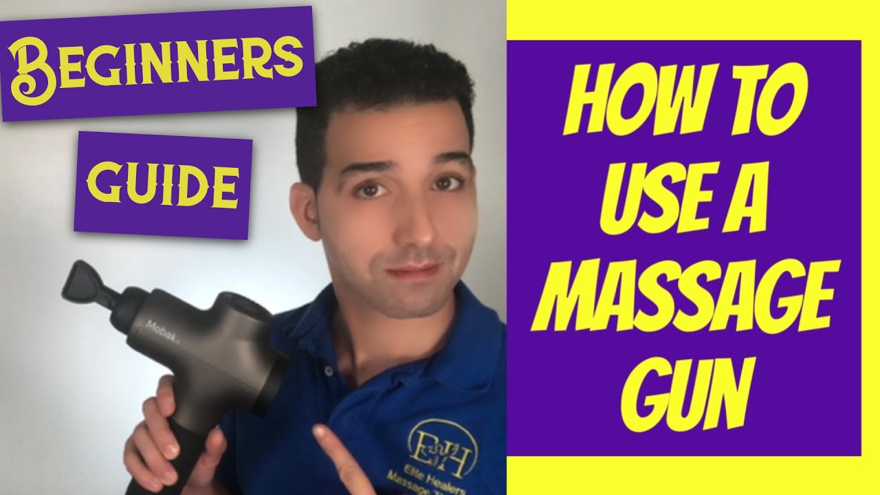 How to use a massage gun on yourself | Percussion massage gun tutorial | Mebak Massage Gun review