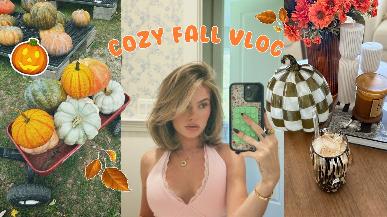 уютный осенний влог 🍂🌧️🧦🎃