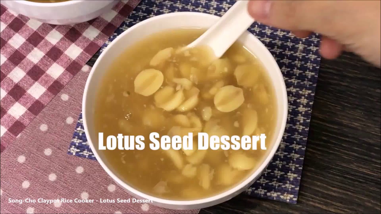 Song-Cho Claypot Rice Cooker - Lotus Seed Dessert (莲子羹)