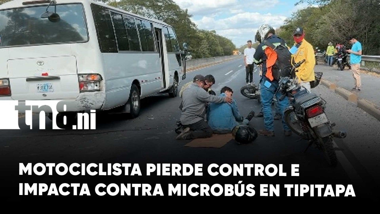 Silla caída de camioneta provoca choque en carretera Managua–Tipitapa
