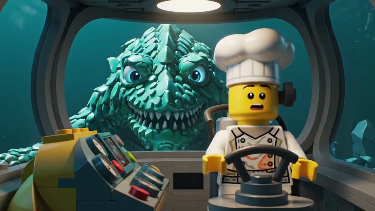 LEGO Hunting the Patagonian Toothfish 🐟 Deep Sea Monster LEGO Animation