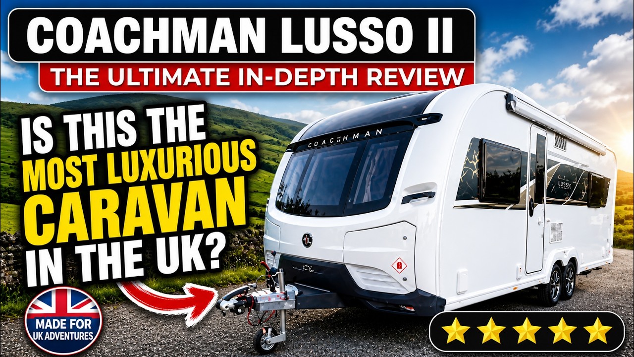 Is This the MOST LUXURIOUS Caravan in the UK? The Coachman Lusso II Full Review!