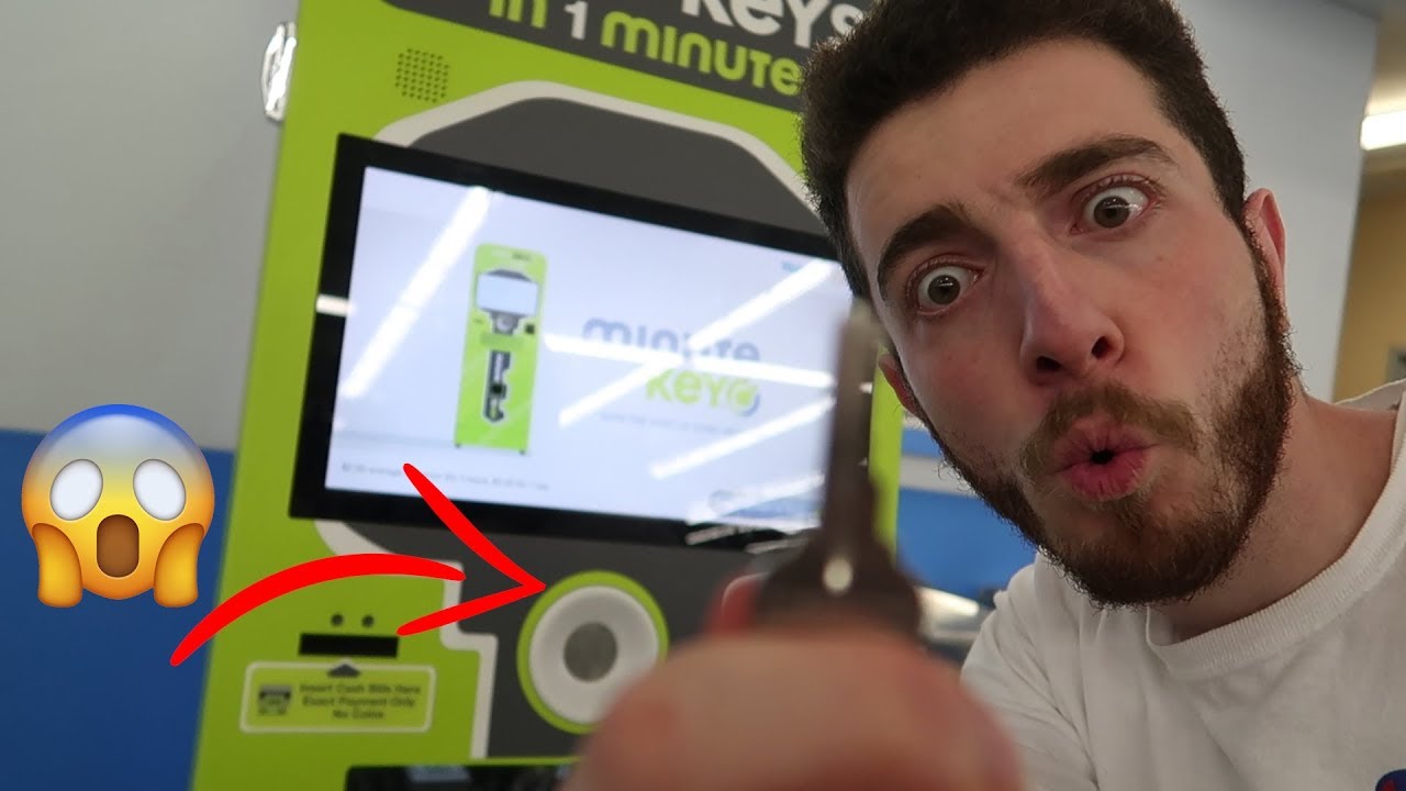 آلة تطبع ايى مفتاح بالعالم 😱 ب اقل من دقيقة  مستحيل تتخيل😳 |  minute_copy_key#