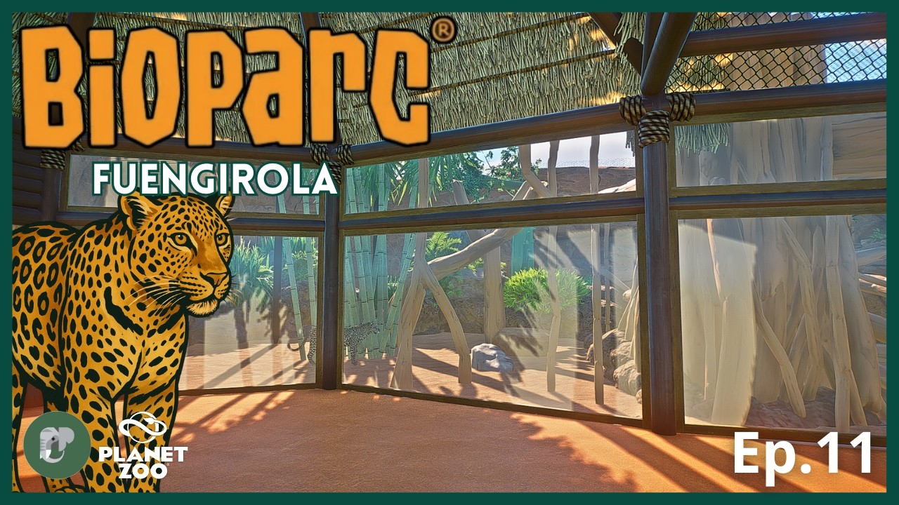 🦧BIOPARC FUENGIROLA - LEOPARDO DE SRI LANKA HABITAT🦧 | ZOO RECREATION | PLANET ZOO | Ep. 11