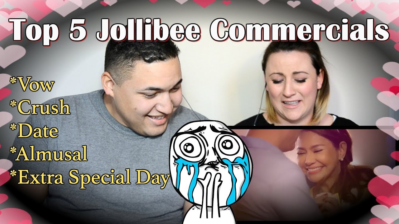 Top 5 Jollibee Commercial (Vow, Crush, Date, Almusal, Extra Special Day)|COUPLES REACTION