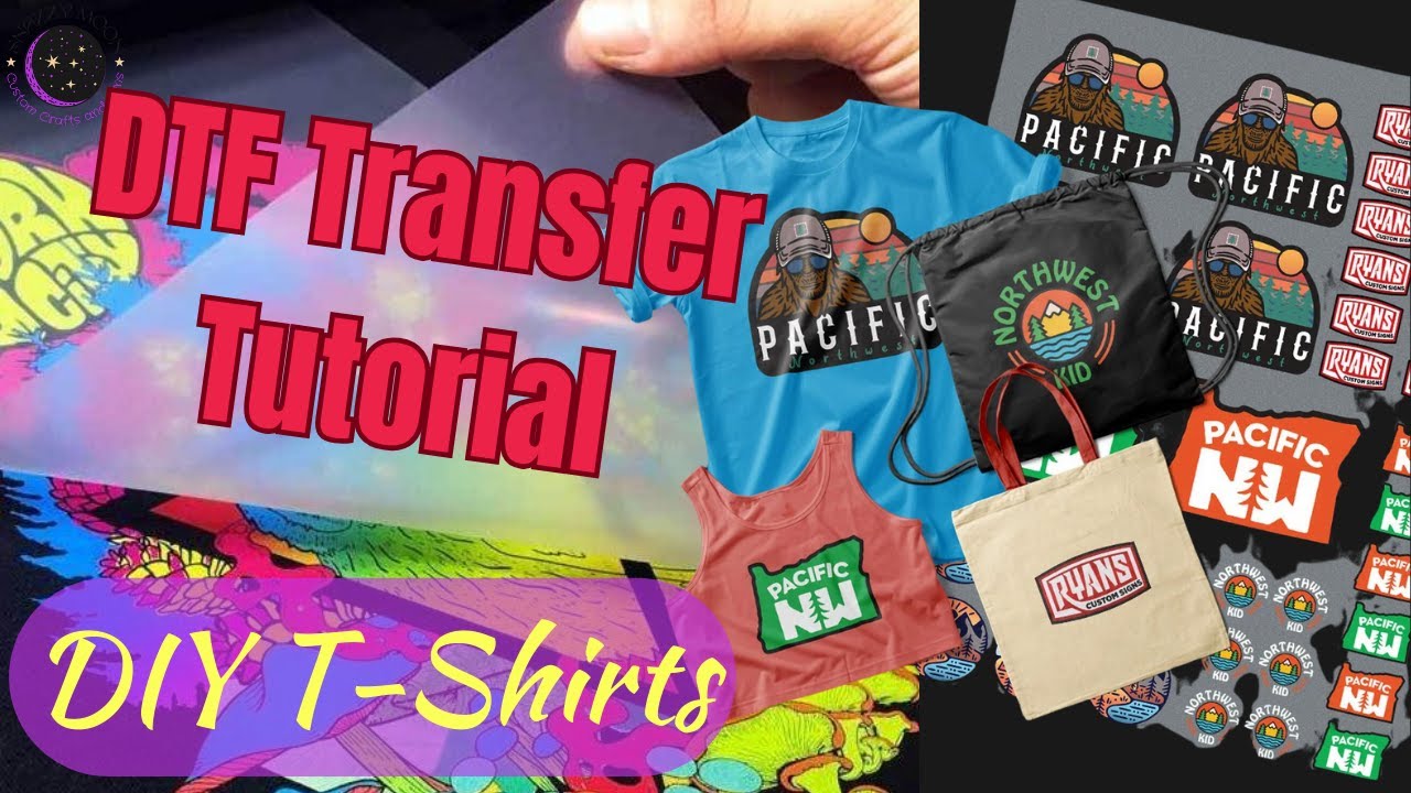 Custom T-Shirt Making Using DTF Transfers: A Complete Tutorial