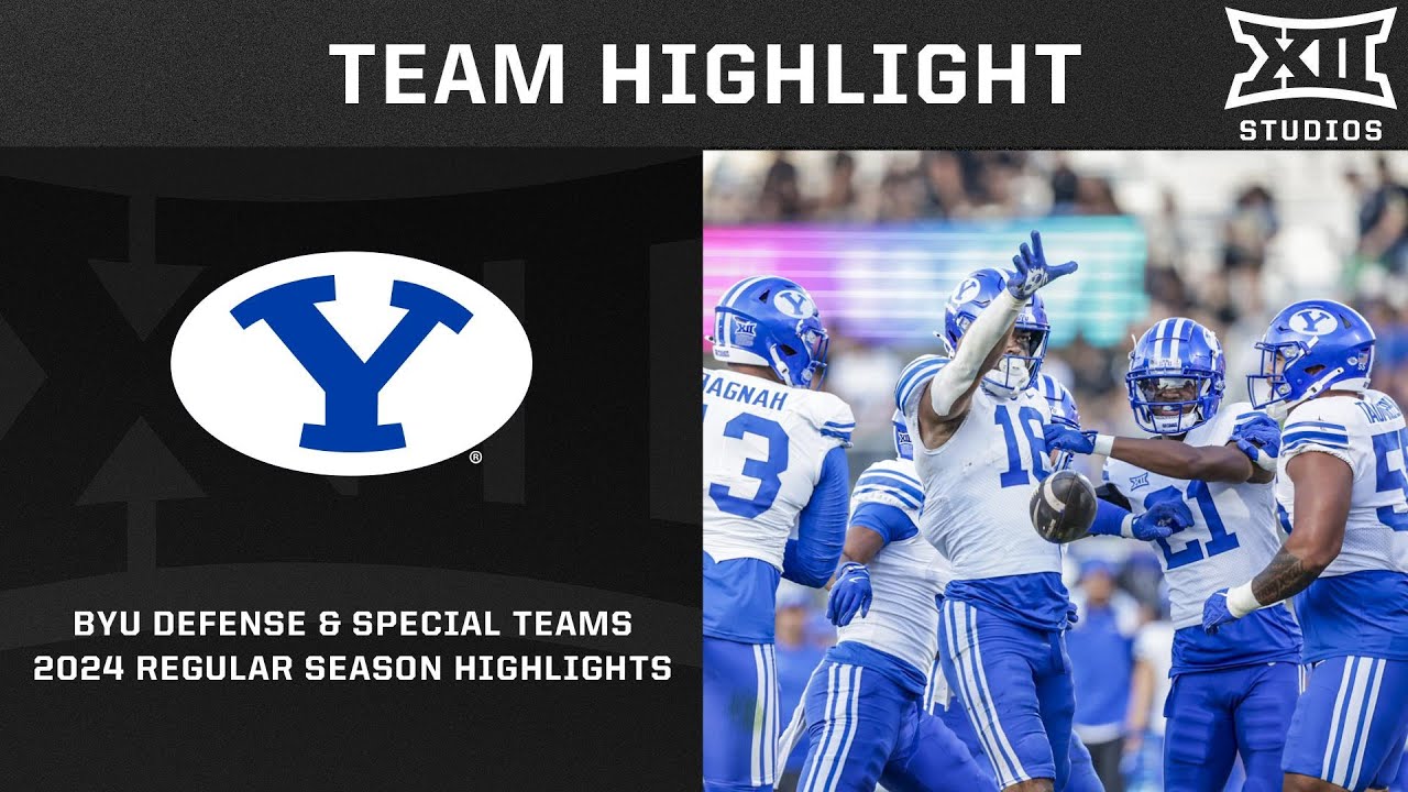 BYU Defense & Special Teams 2024 Regular Season Highlights | 2024 Big 12 Football