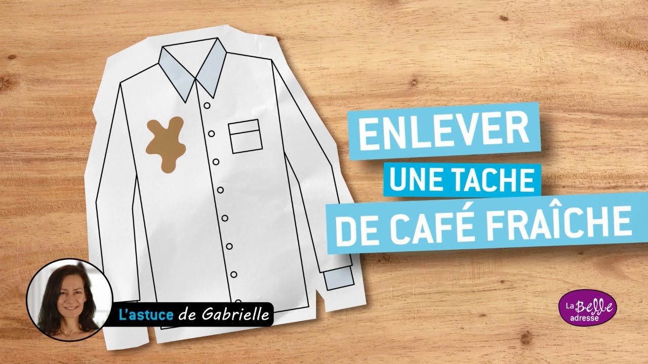 Comment enlever une tache de café fraîche ?