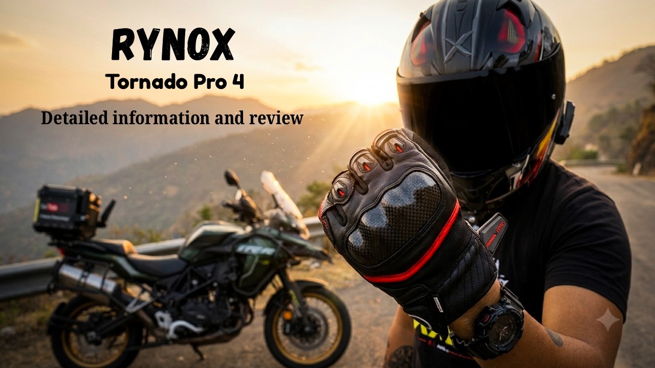 Rynox Tornado Pro 4 gloves detailed information and review