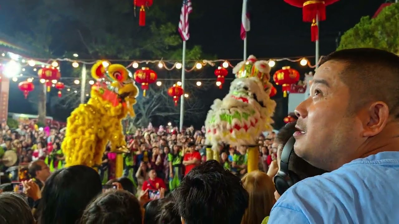 Lion Dance - Teen How Taoist Temple Lunar New Year Eve -  February 9, 2024