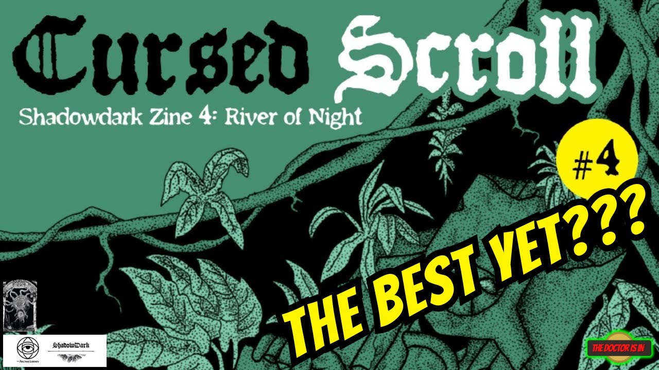 The River of Night Cursed Scroll 4 A Shadowdark RPG Zine | Is The Best So Far???