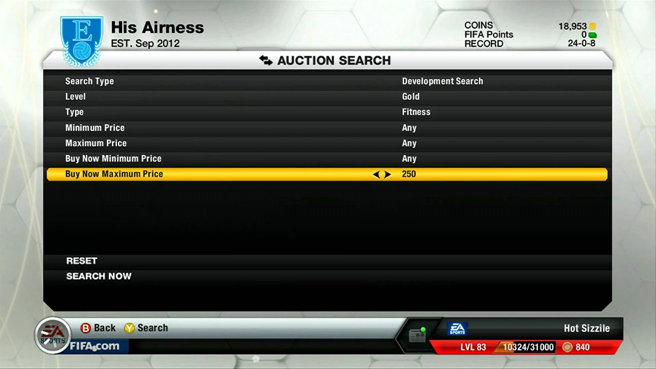 FIFA 13 Ultimate Team | Trading Tip - Profit w/ Squad Fitness