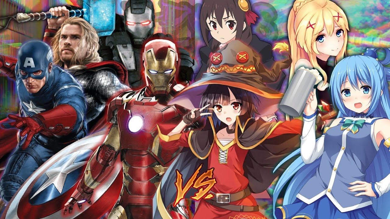 Avengers Vs Konosuba||Batalla de Rap||Ft.Varios Artistas||(Prod.Attack)