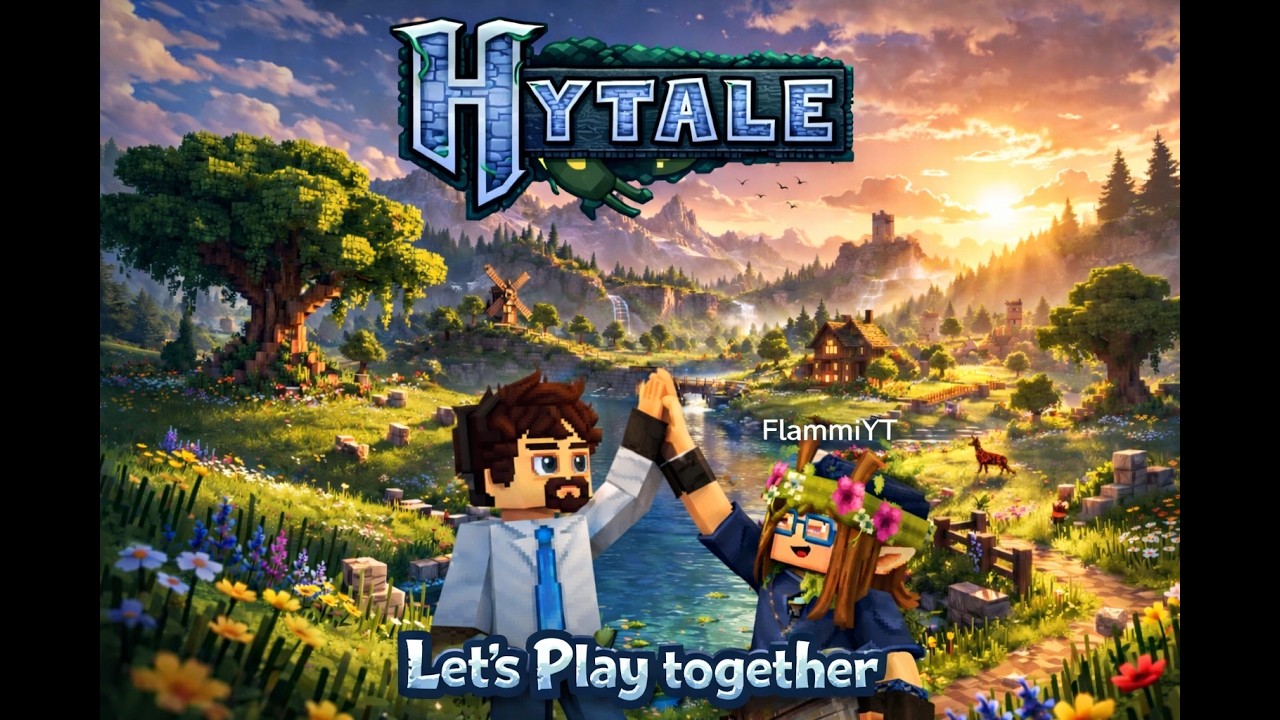 LPT Hytale mit HOFLA #01🪓Das Abenteuer mit Flammi und Horsti beginnt😂