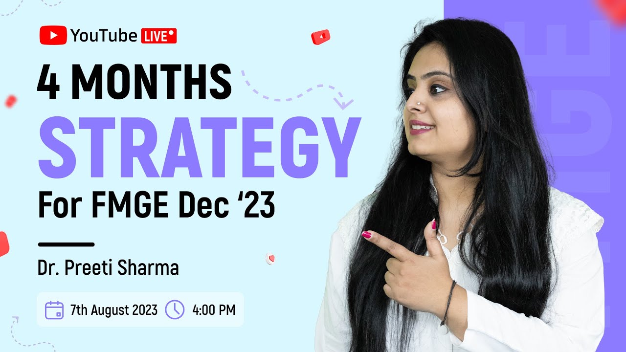 Strategy & Timetable | FMGE Dec '23 by Dr. Preeti Sharma🗺️