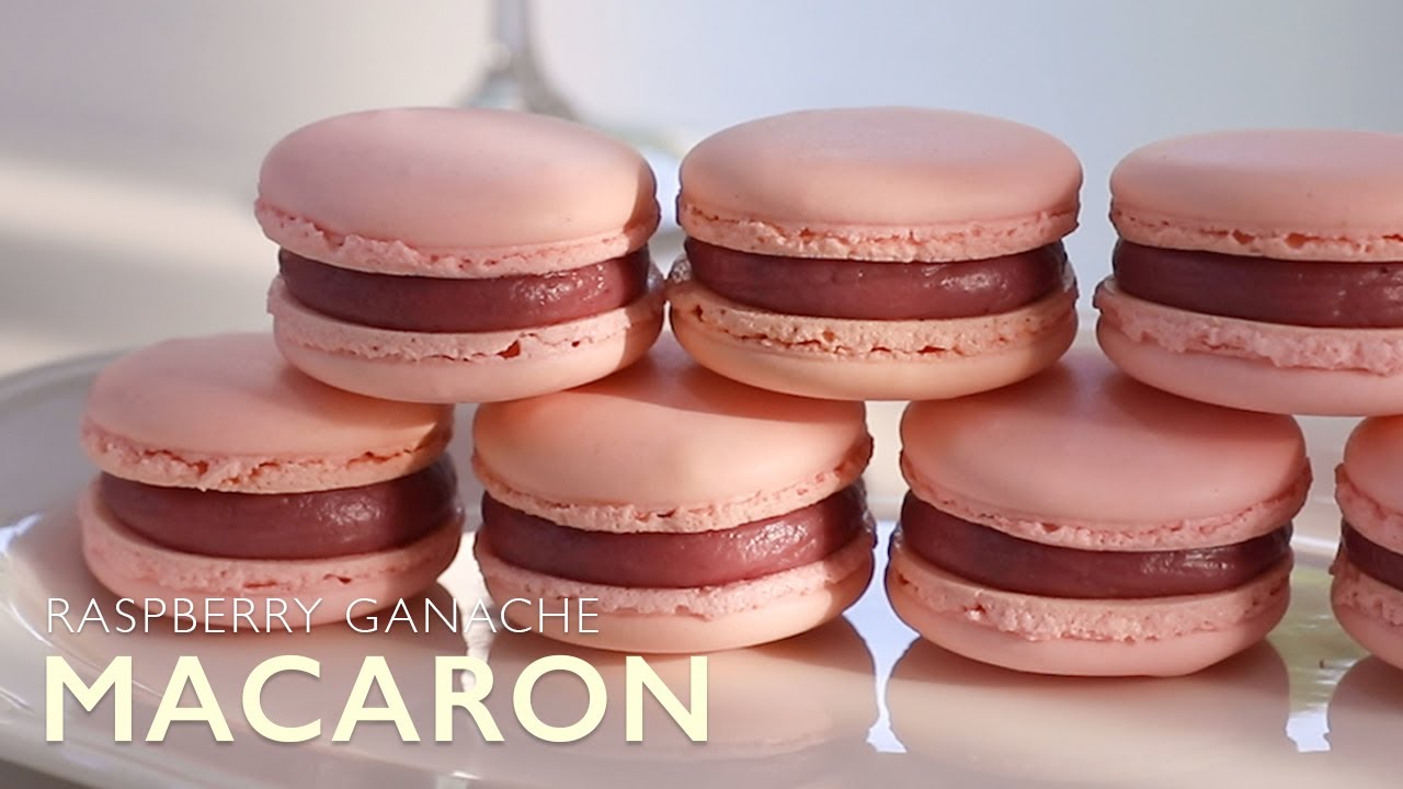Расберри MACARON рецепт / How to make Moist & Chewy RASPBERRY MACARON [ Italian Meringue Method ]