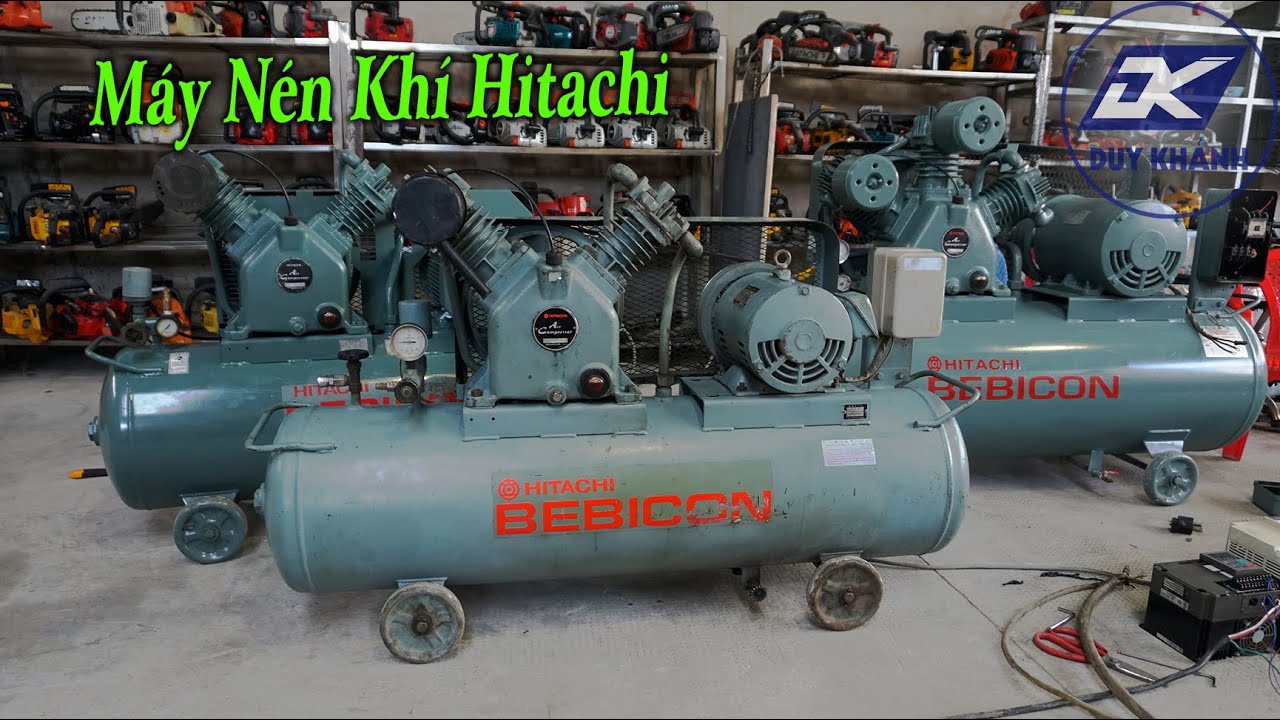Máy Bơm Hơi - Máy Nén Khí Hitachi Hàng Nhật Bãi - LH 0908875468