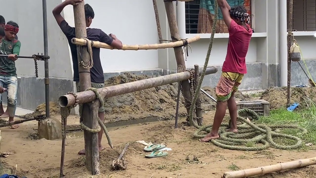 দেখুন কিবাবে Submarsibol water pump বোরিং করা hoi