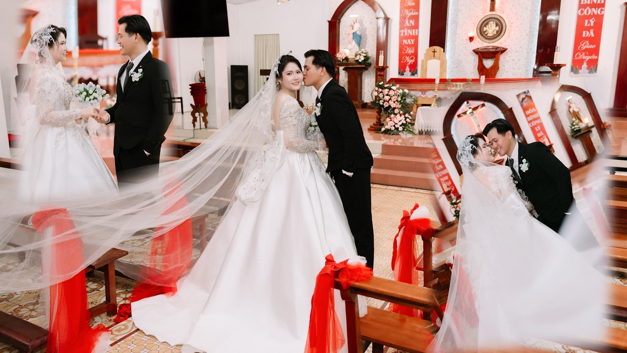 Lễ Hôn Phối l Quốc Thiện x Tường Vy l Nhà Thờ Bình Quân Tp Tân An