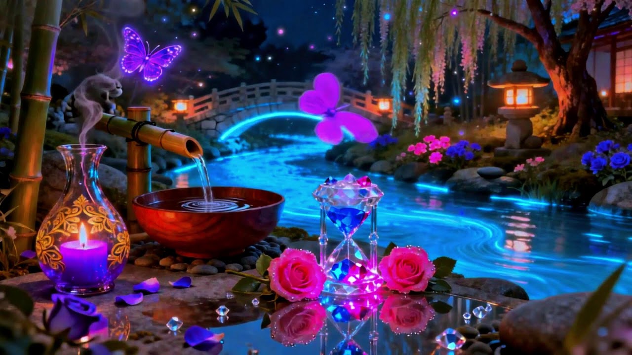 Japanese Garden Healing Sounds ?? Peaceful Water Flow for Calm Mind & Emotional Relaxation