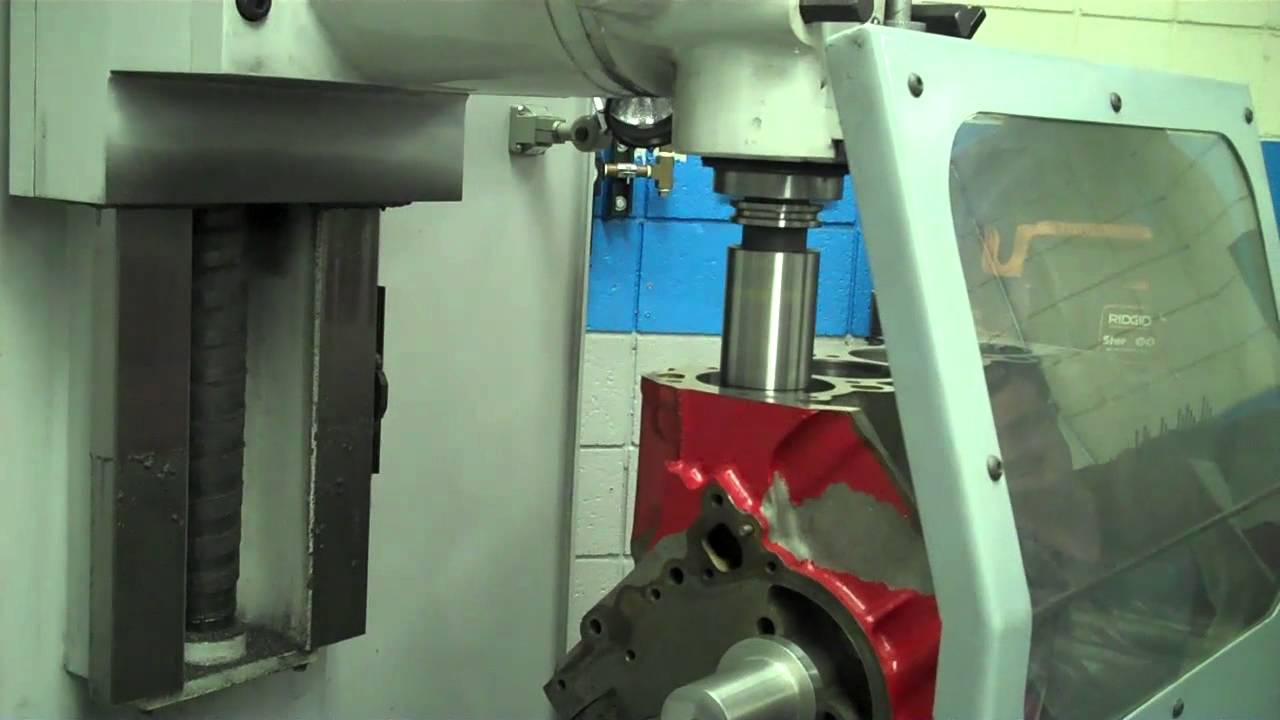 Buick 350 CNC cylinder boring