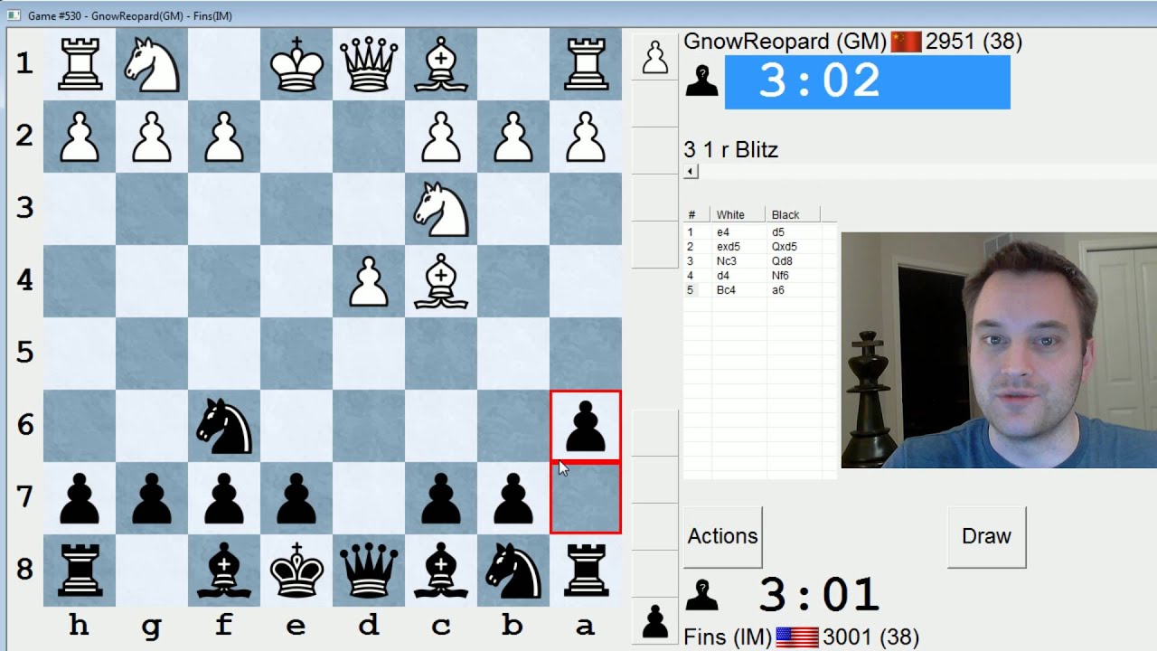 Blitz Chess Match vs. GM Rui Gao [Part 2]