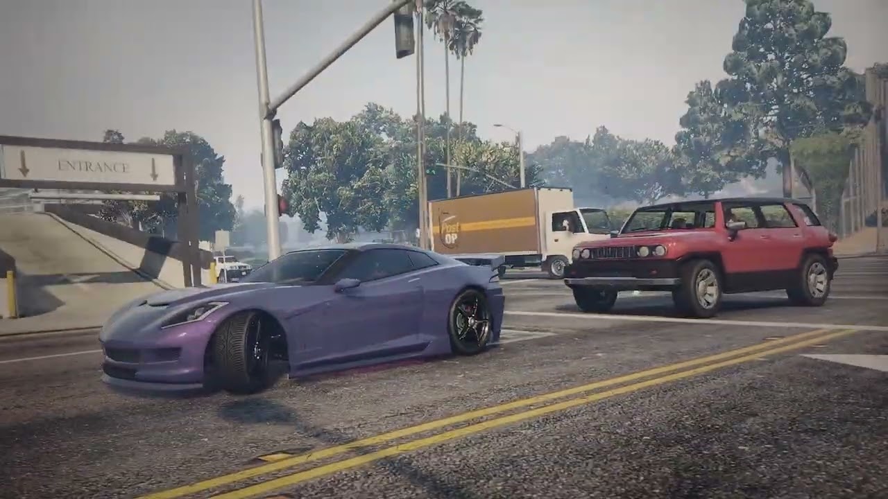 Tire suas conclusões!!!  GTA jogo tão detalhista que fica fácil de simular situações de trânsito!