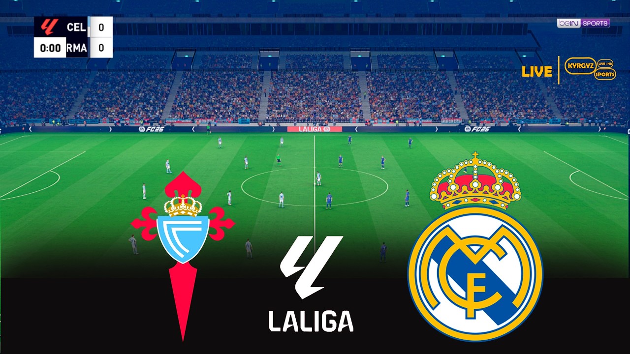 Celta vs Real Madrid | LA LIGA 2025/26 | Full Match & All Goals | Prediction eFootball PES