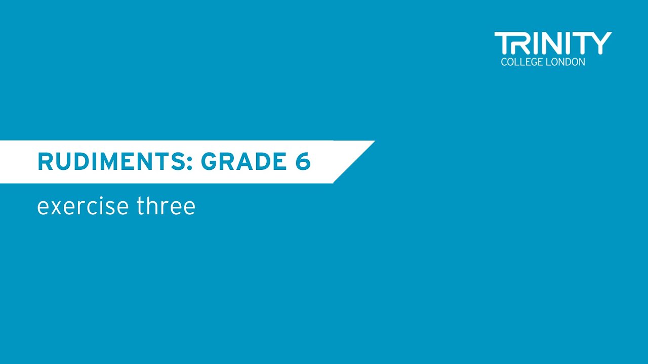 Trinity's Drum Kit Syllabus 2020 – 2023: Grade 6 - Exercise 3