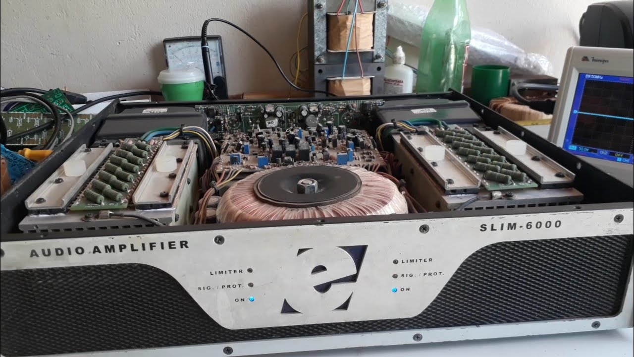 Amplificador etelj slim 6000(apenas para uso profissional  veja o motivo)