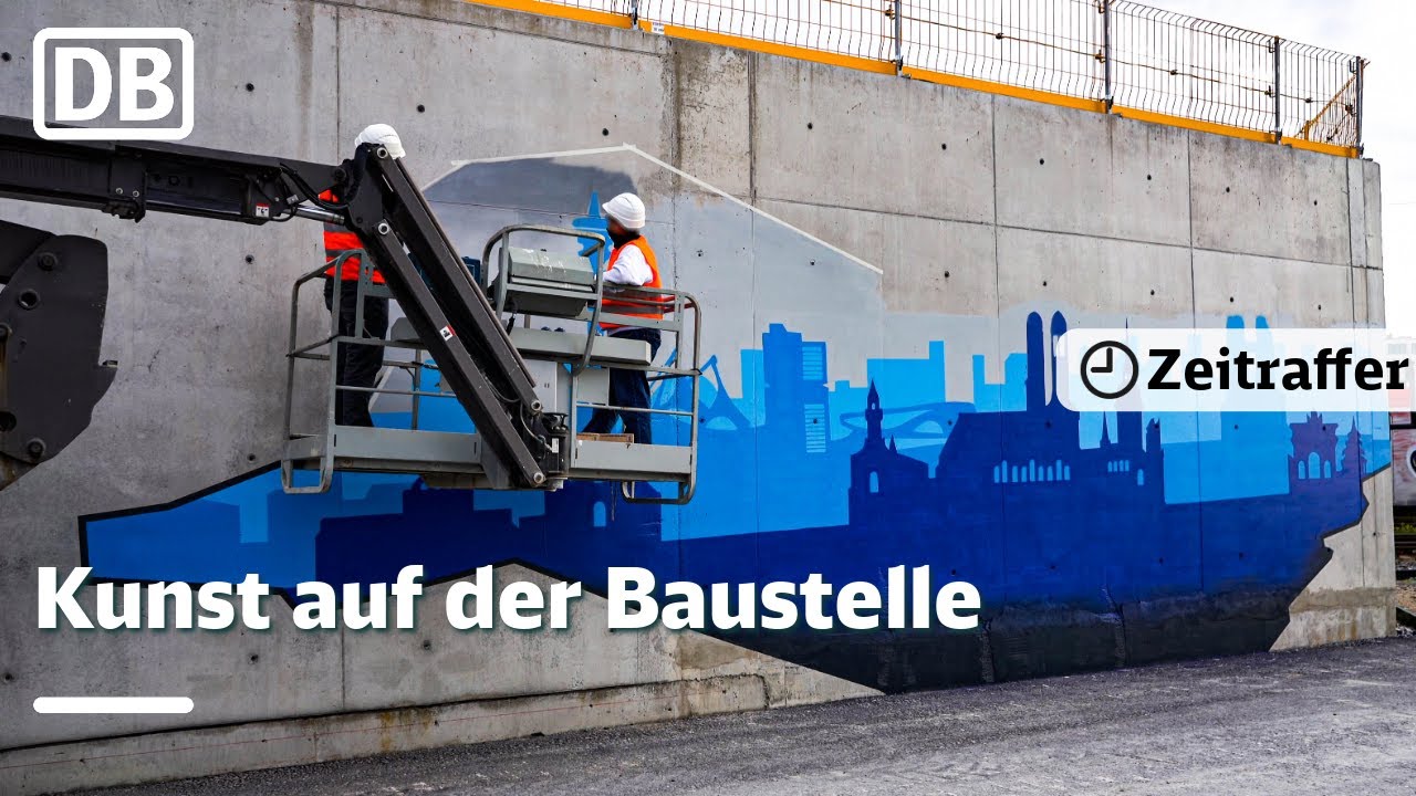 Graffiti-Künstler bei der 2. Stammstrecke
