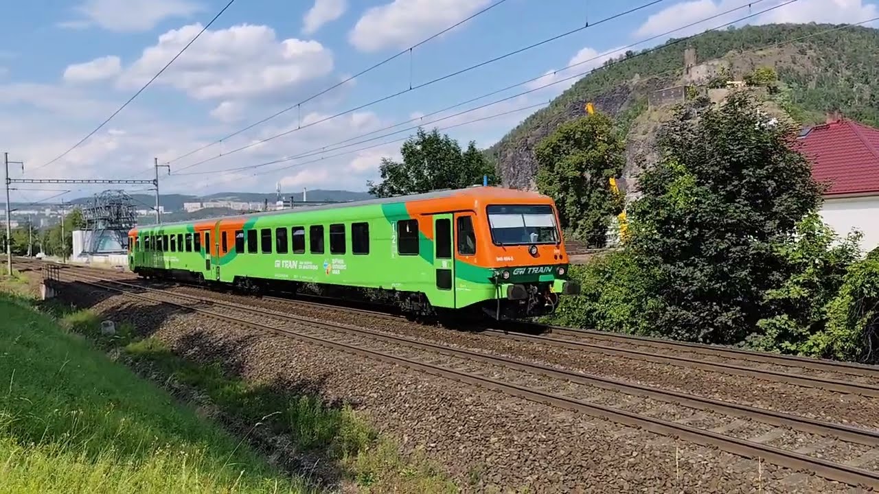 Vlaky v Ústí nad Labem 23.7.2024