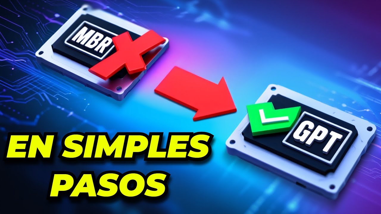 Cómo y para qué sirve CONVERTIR tu disco MBR a GPT