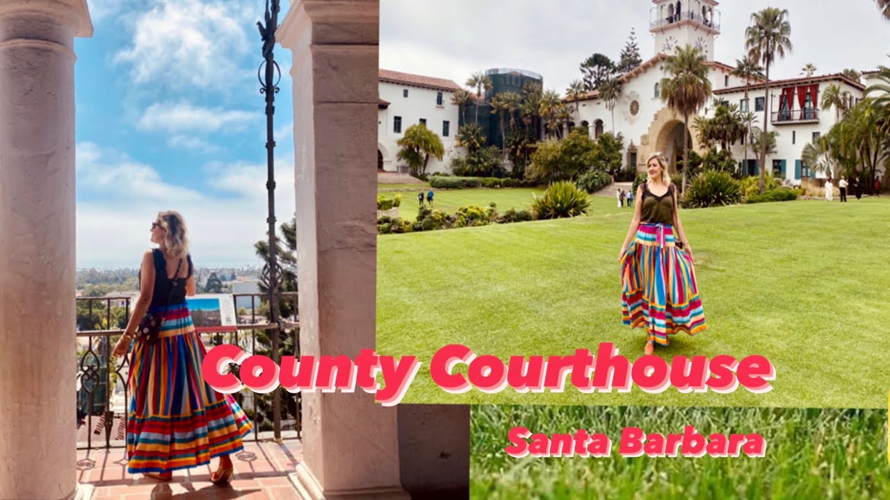 Santa Barbara County Courthouse-2022|Beautiful Mural Room| Stunning View from The Watch Tower