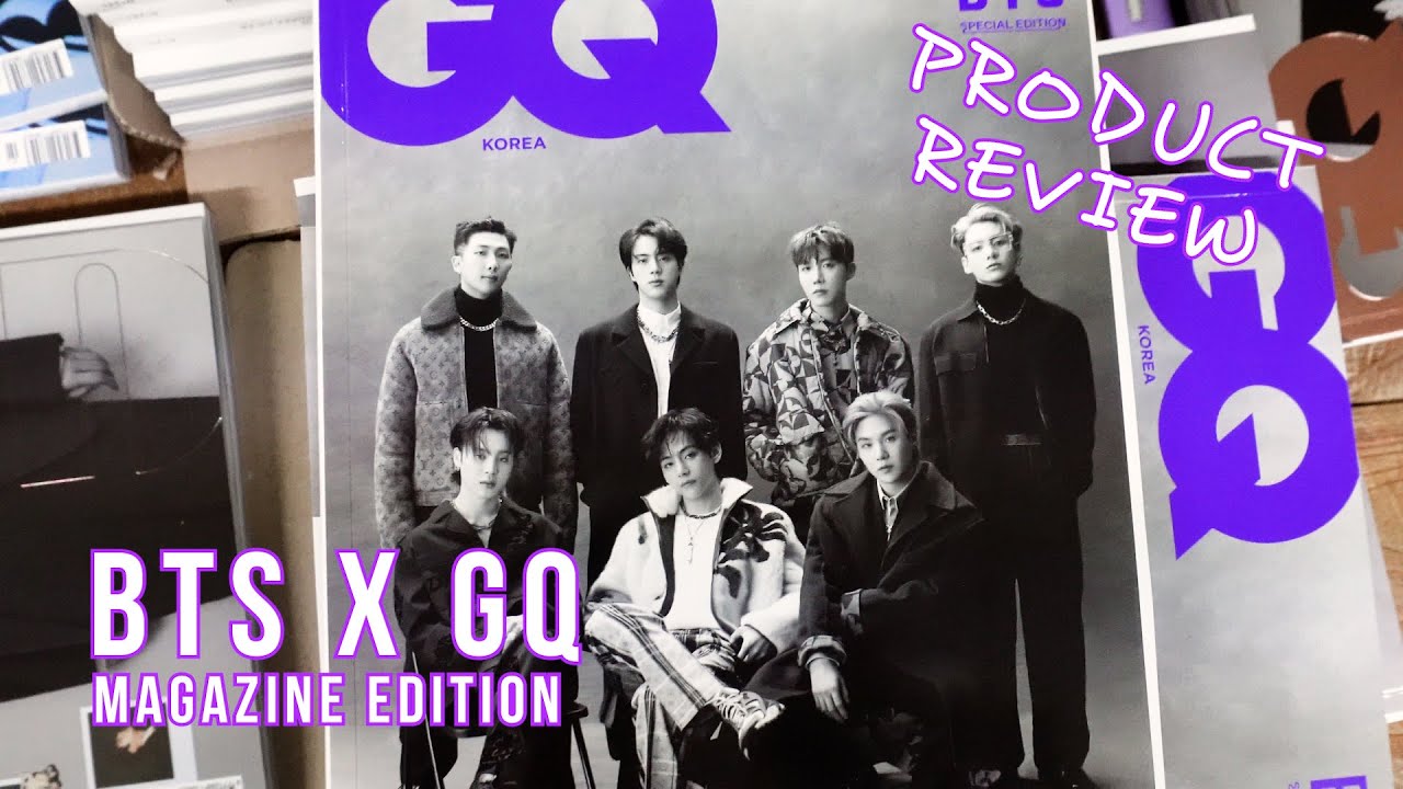 BTS GQ VOGUE review, only book cover January