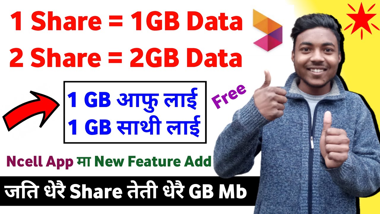 Ncell App Refer A Friend || Get 1gb Data Free || Ncell App New Offer 1gb Data free || Refer And Earn