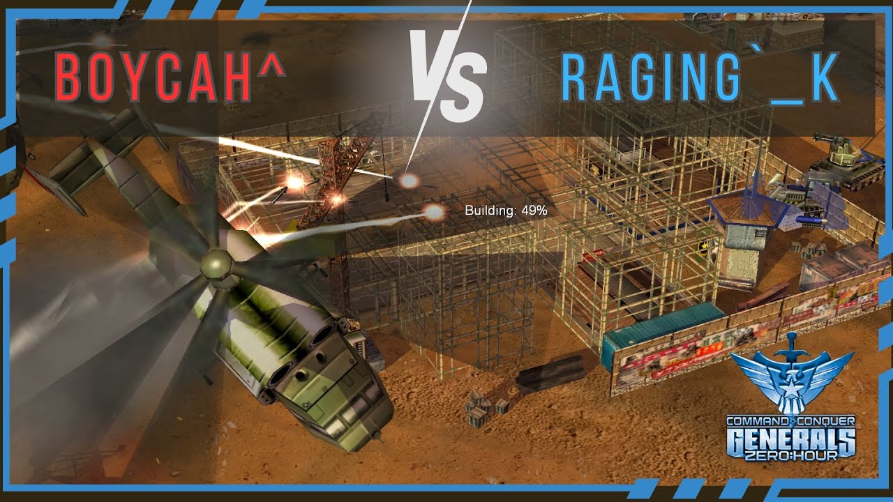 EPIC ! 1vs1 - BoYcaH^ vs Raging`_K [C&C Generals Zero Hour]