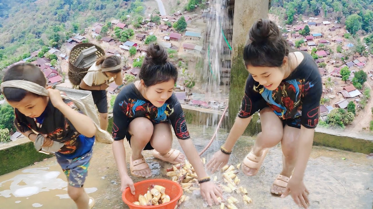 SỰ THẬT VỀ CUỘC SỐNG CỦA NGƯỜI DÂN Ở NÔNG THÔN LÀO GẶP THIẾU NỮ 14 TUỔI XINH NHƯ BÔNG HOA NÚI RỪNG