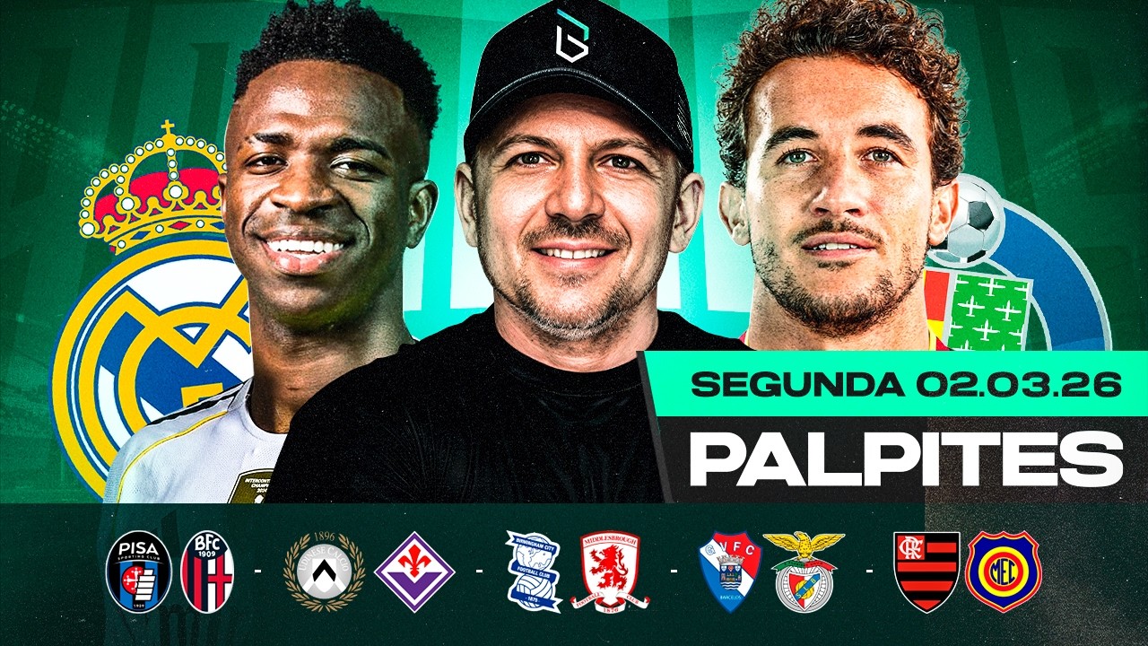 PALPITES DE FUTEBOL PARA 02 03 2026 (SEGUNDA-FEIRA) | Boleiros Tips