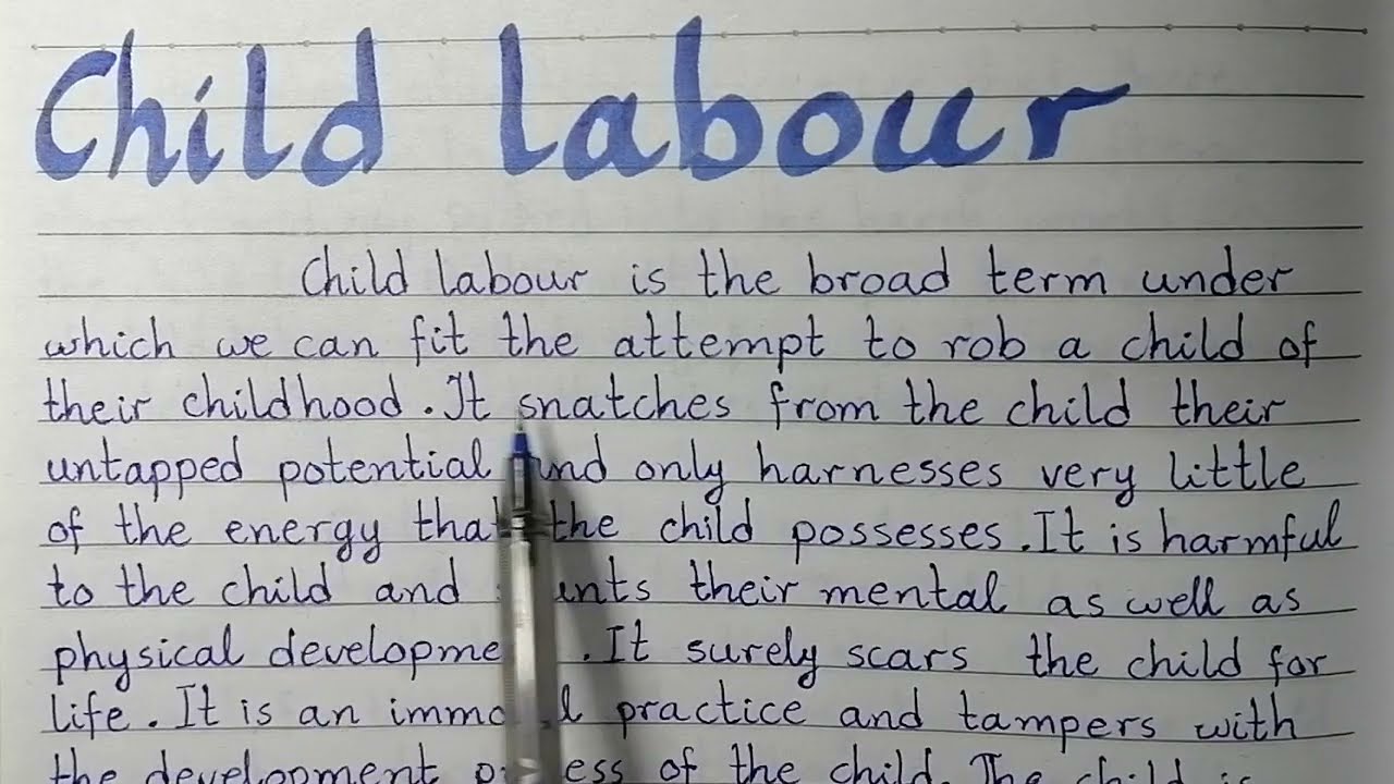 speech on child labour/paragraph on child labour/essay on children labour/impacts of chil labour