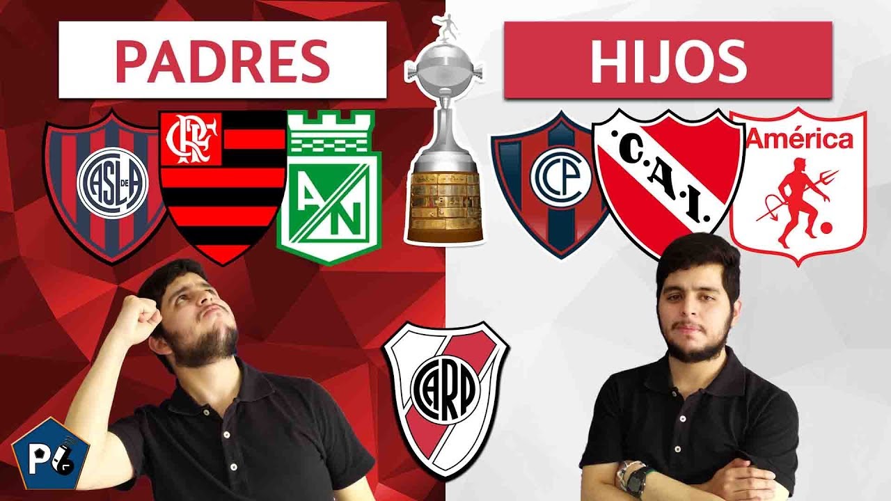 5 PADRES E HIJOS DE RIVER PLATE EN LA COPA LIBERTADORES