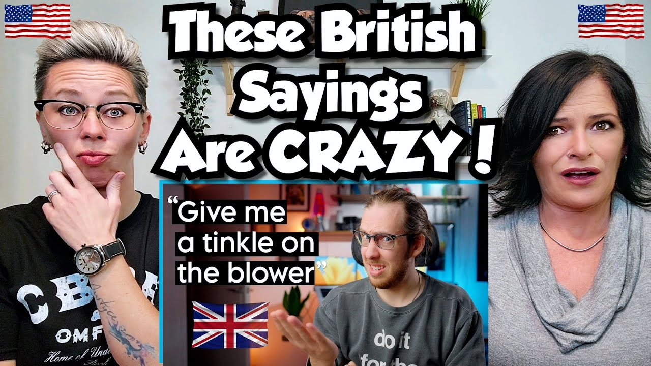American Couple Reacts: 60 Sayings ONLY REAL British People Know! FIRST TIME REACTION! We Guess Too!