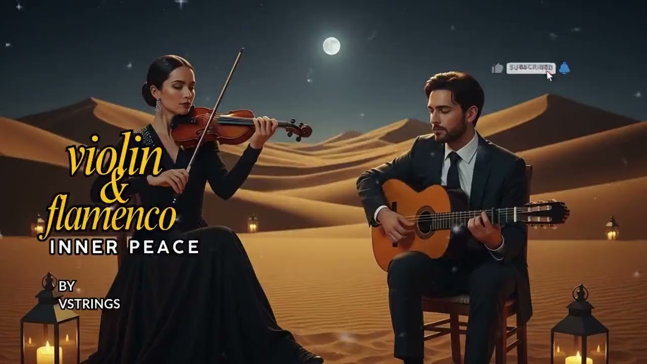 Relaxing Flamenco Guitar & Violin 🔥 Soft Andalusian Melodies for Focus & Inner Peace