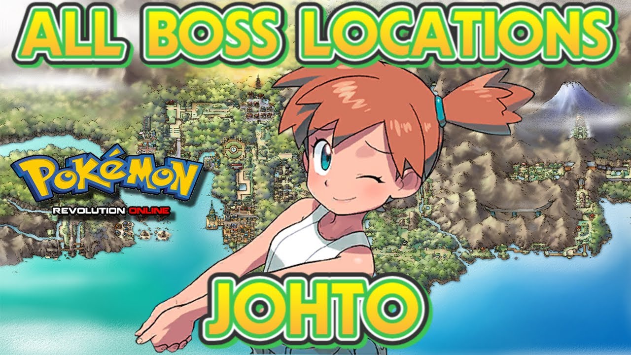 ALL Johto Boss Locations & Teams! | Pokémon Revolution Online